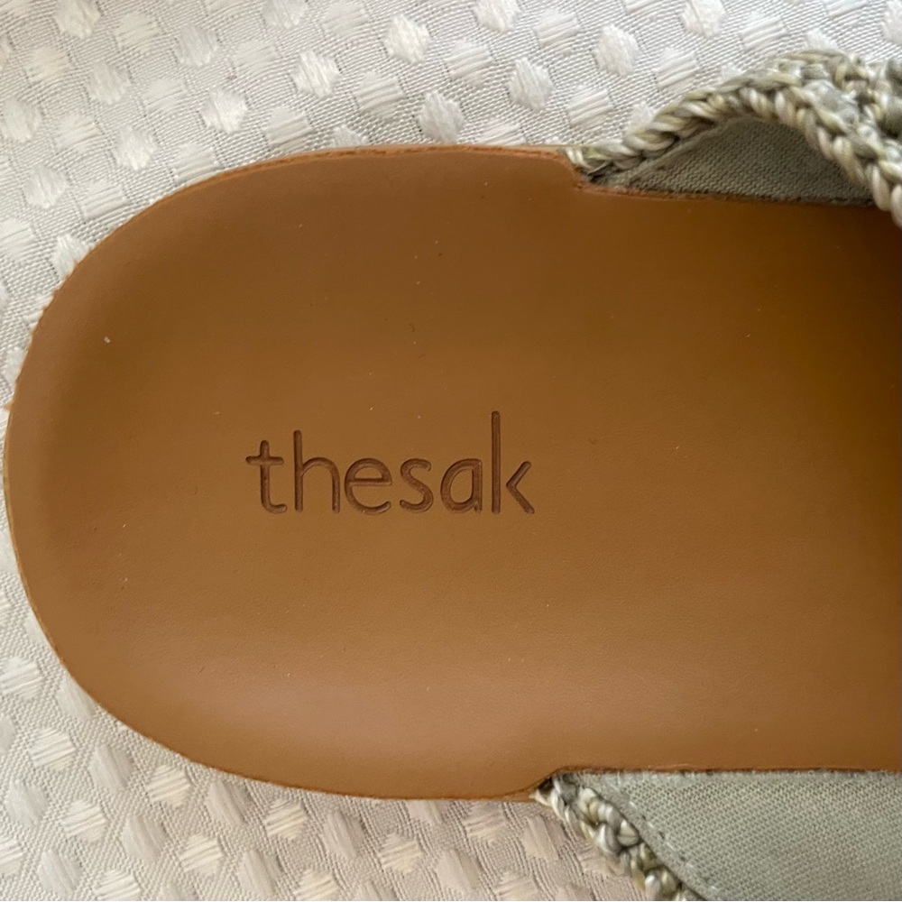 THE SAK Shana Crochet Thong Sandals Boho Eco-Friendly Beige Size 11 Women’s #737 - Picture 8 of 10